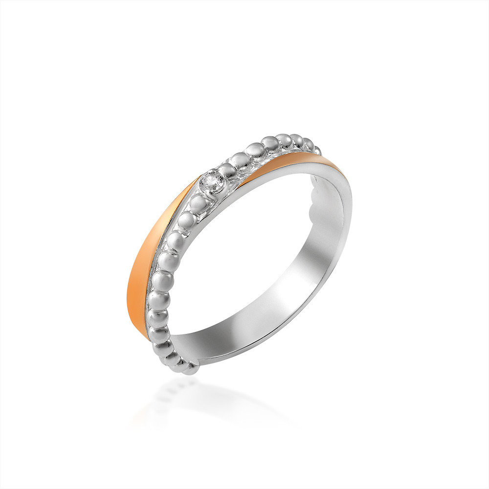 

Кольцо с нежным фианитом Юрьев арт.491 к 15.5