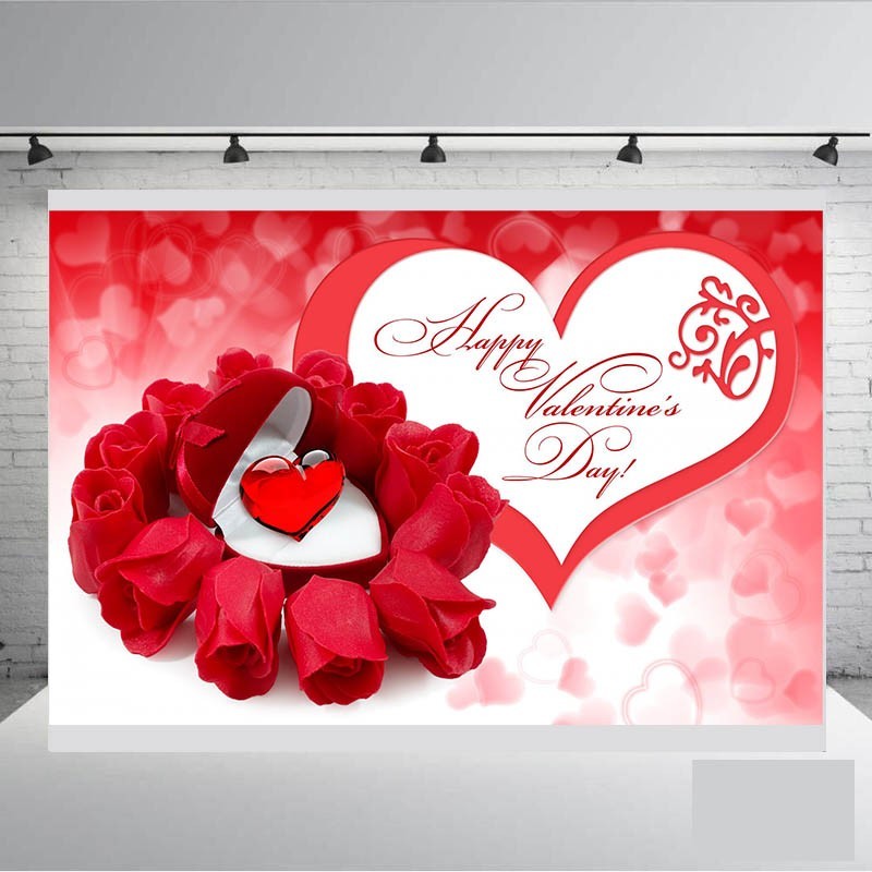 

Банер до Дня Валентина "Happy Valentine's Day" 2000х3000 мм + тубус