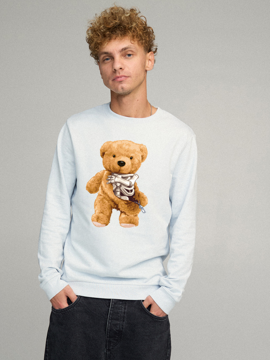 

Свитшот YAPPI BSMPS10043  Светло-голубой, Свитшот YAPPI BSMPS10043 2XL Светло-голубой