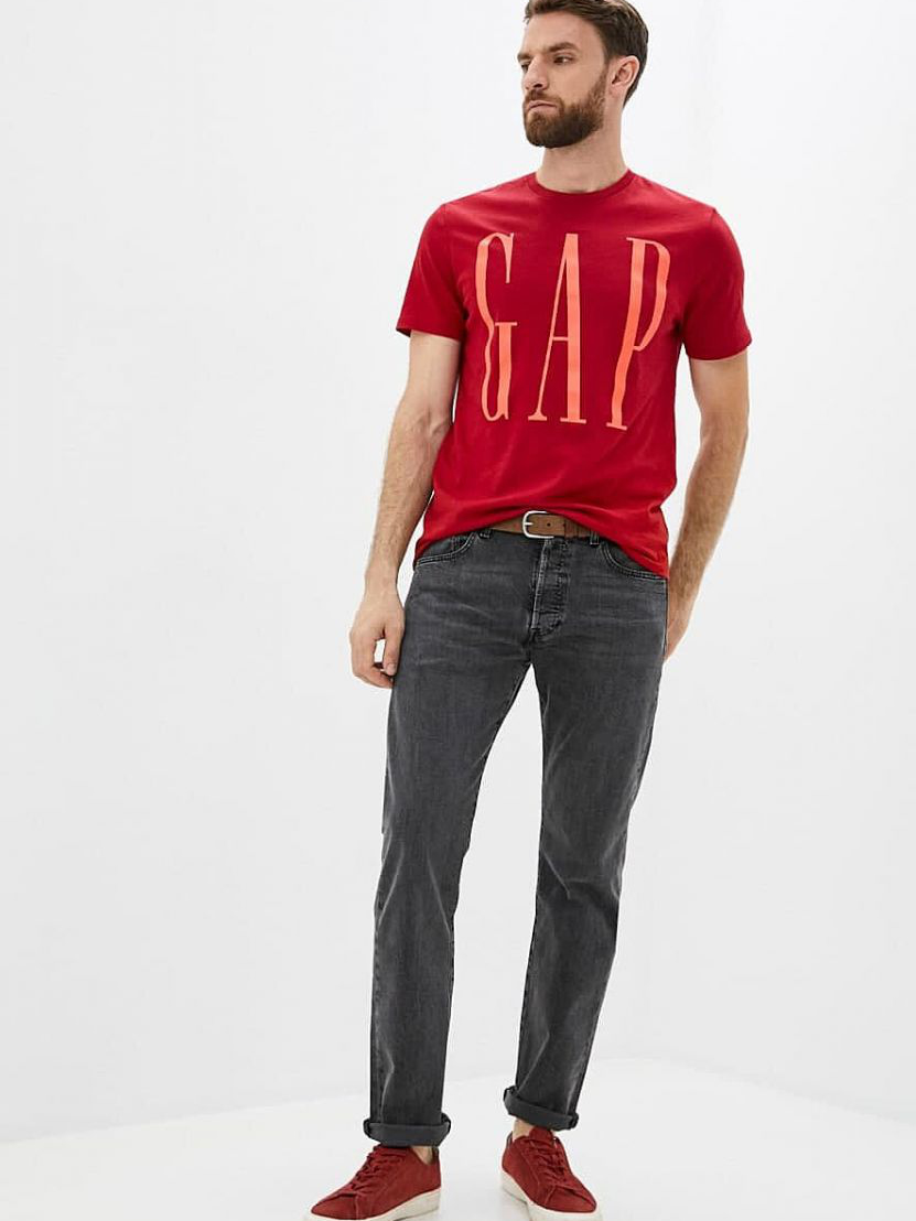 

Футболка GAP 278443566  Красная, Футболка GAP 278443566 L Красная