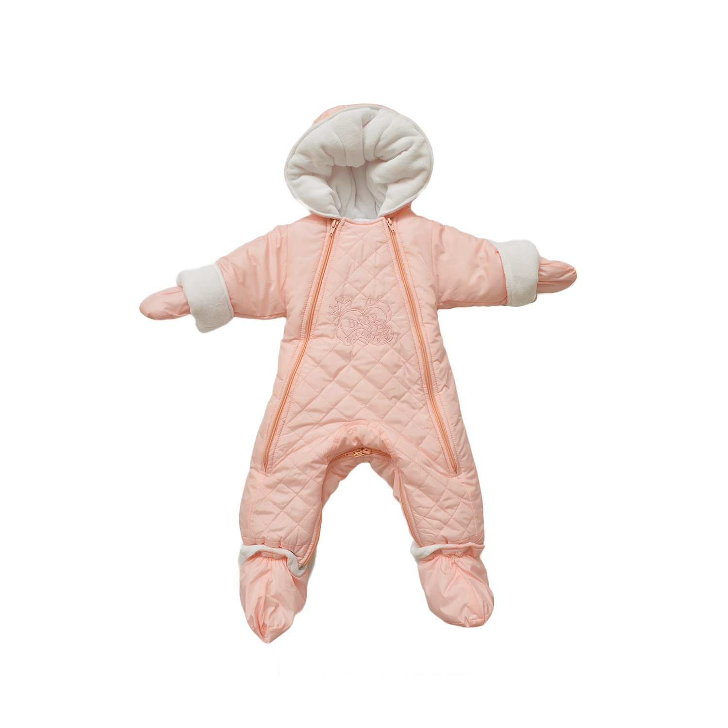 

Комбинезон Piccolo L на велюре 68 Персиковый (4265296)