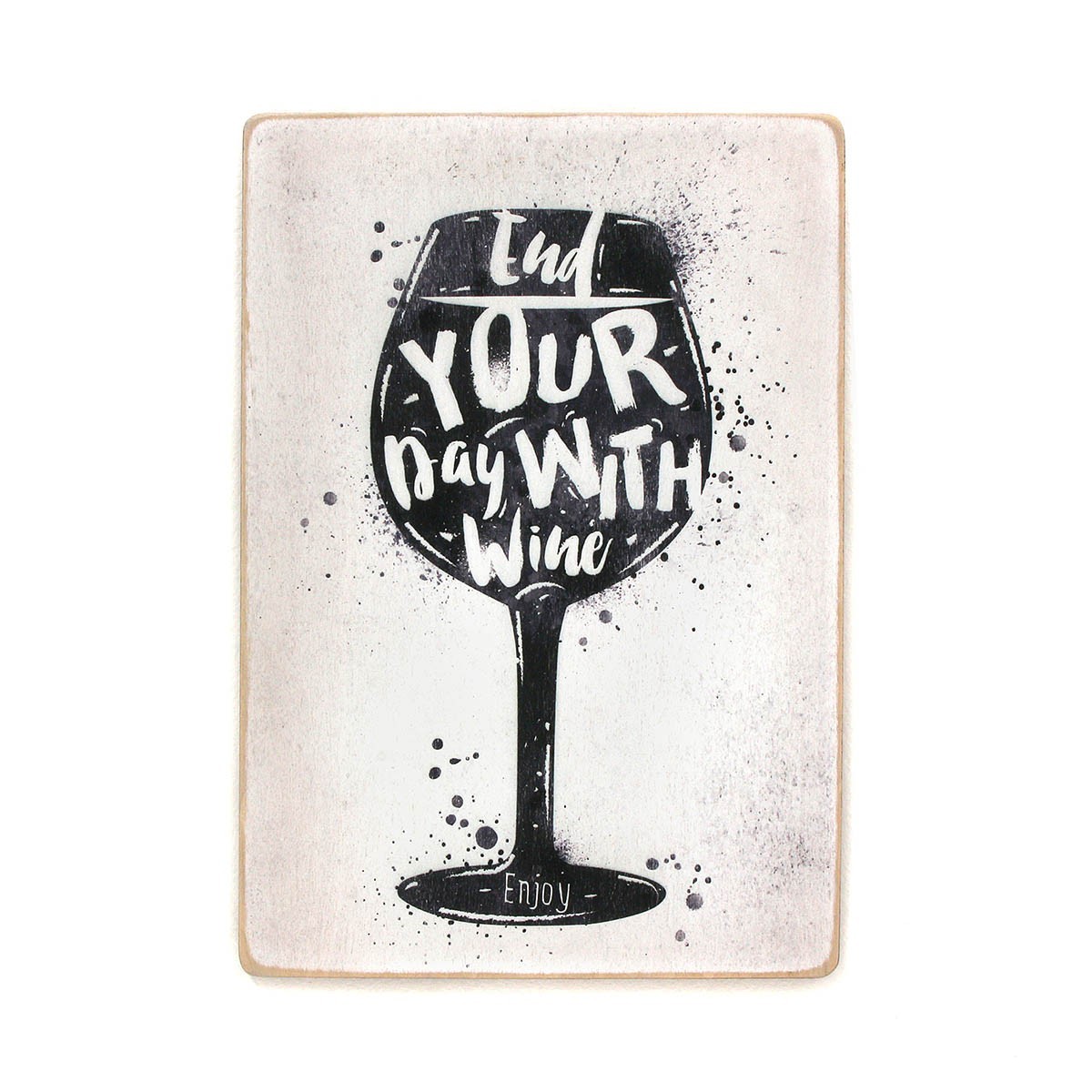 

Деревянный постер Wood Posters "End your day with wine" (A2 формат, фанера)