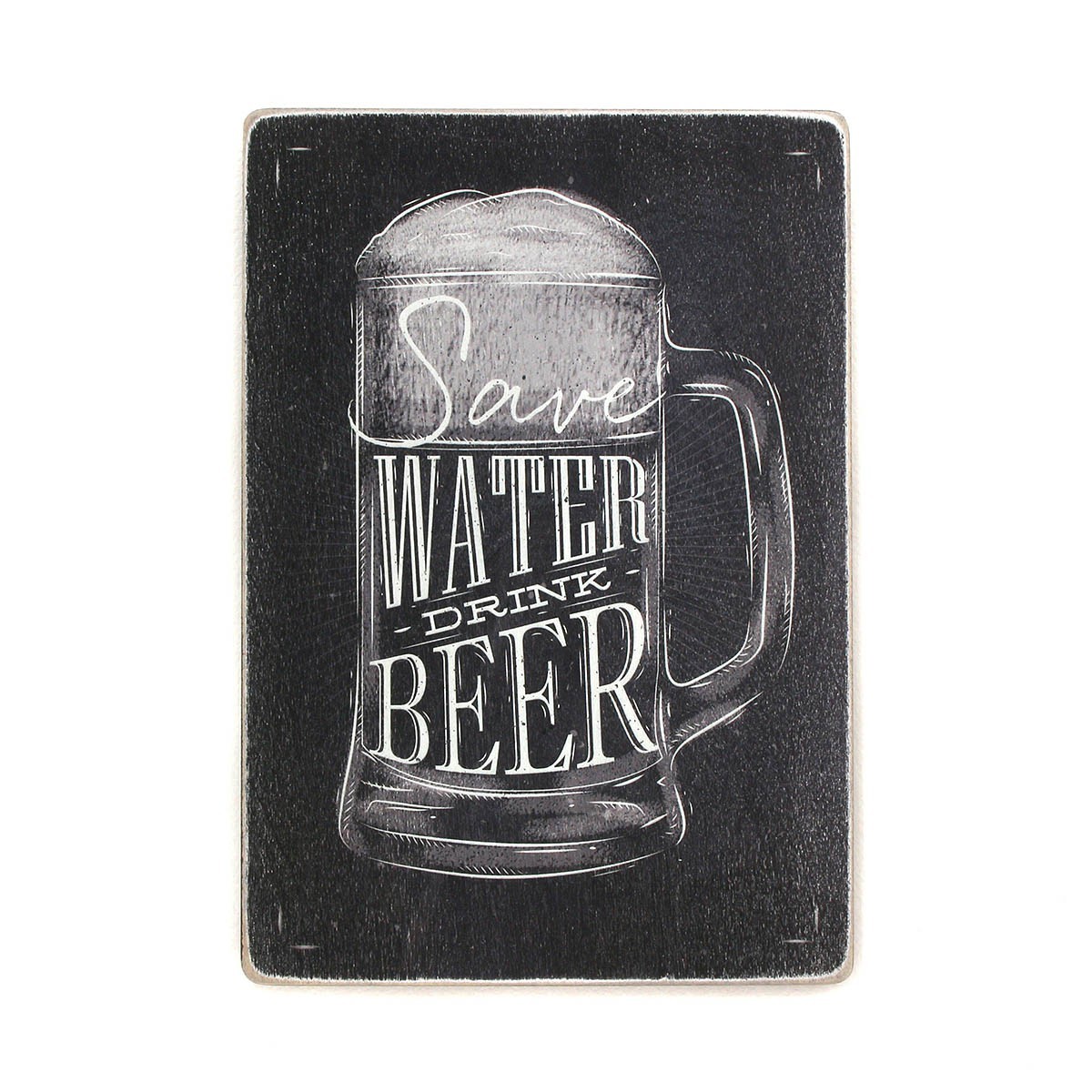 

Деревянный постер Wood Posters "Save water, drink beer" (A3 формат, фанера)