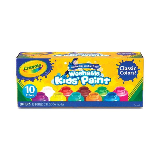 

Набор красок Крайола 10 шт Crayola Washable Kids' Paint Set, 10-Colors