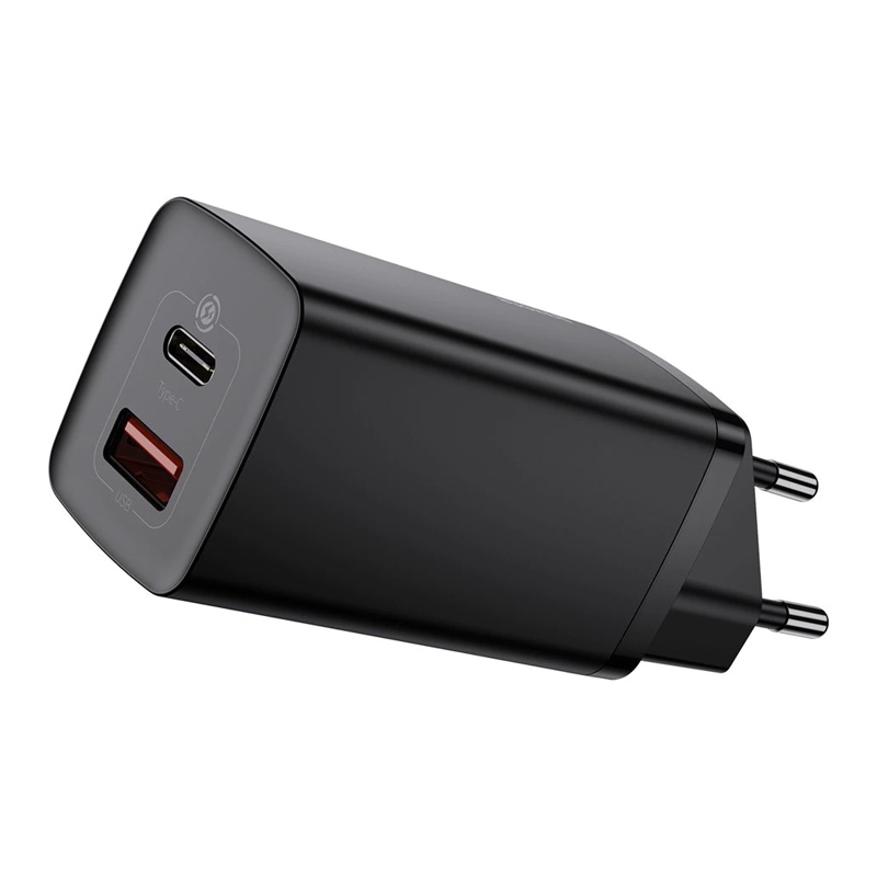 

Зарядний пристрій Baseus GaN2 Lite QC Type-C, USB 65W black (CCGAN2L-B01)