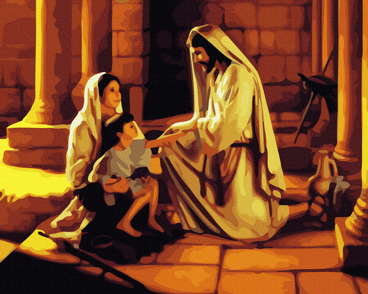 

Картина по номерам BrushMe "Библейский мотив" 40х50см GX6070