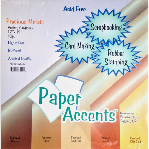 

Набір картону двостороннього Paper Accents Металік (ADP1212.1047)