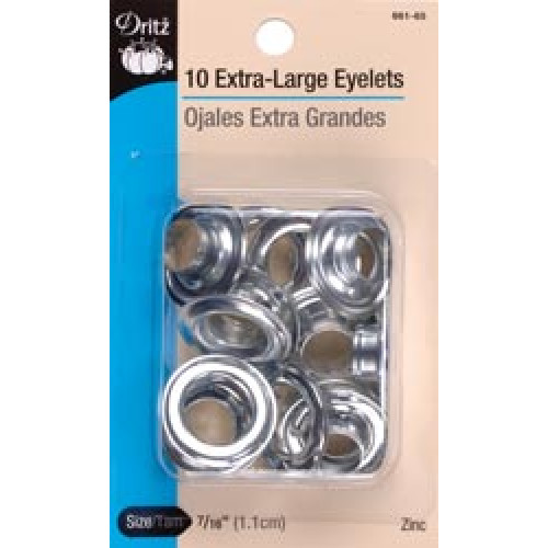 

Набір люверсів Dritz для тканини 7/16 "Nickel (661-65)
