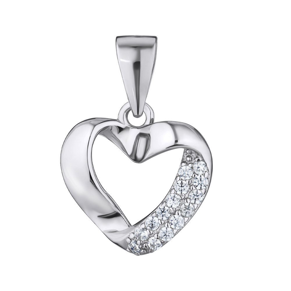 

Серебряная подвеска с фианитами 000147683