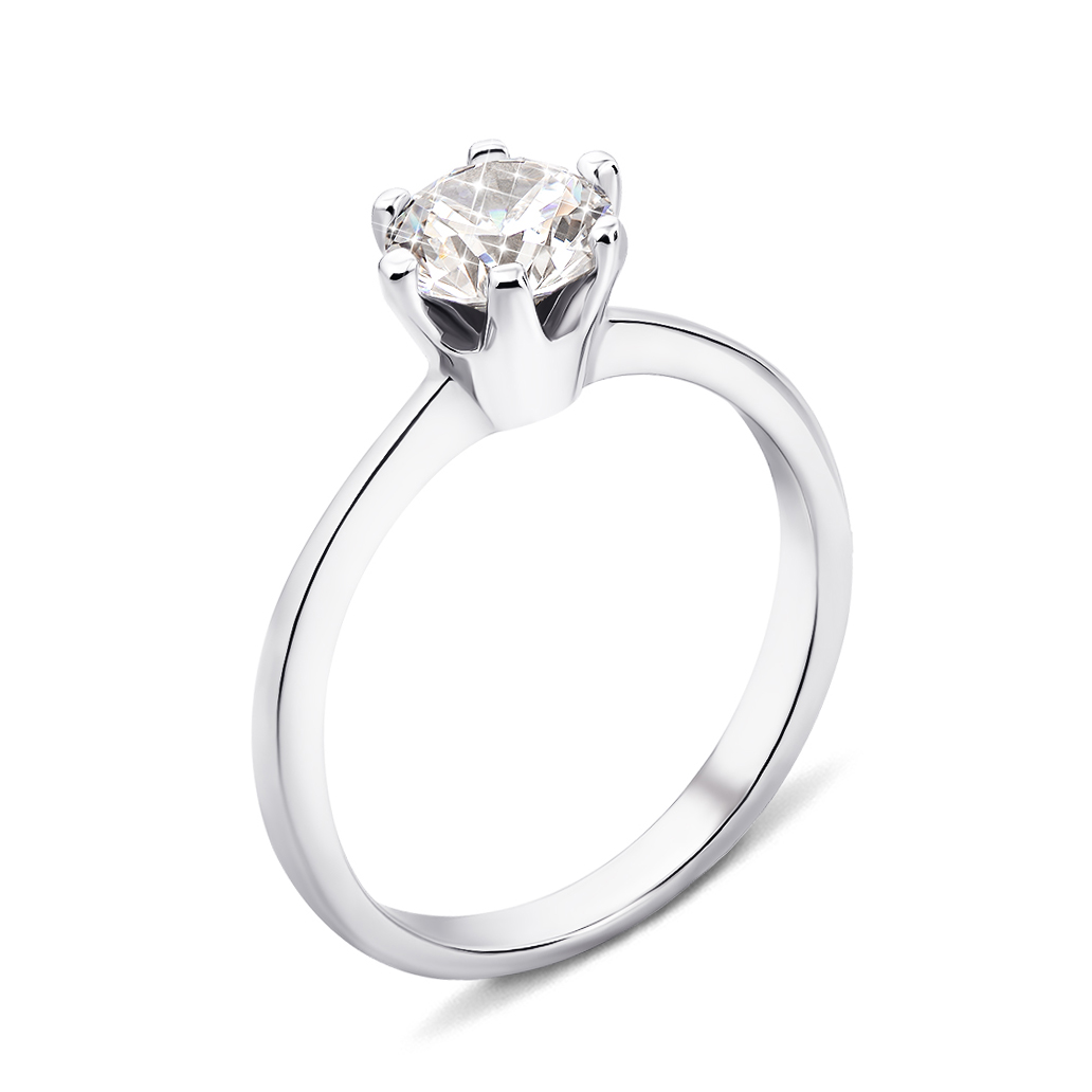 

Серебряное кольцо с фианитом 000133763 16 размера