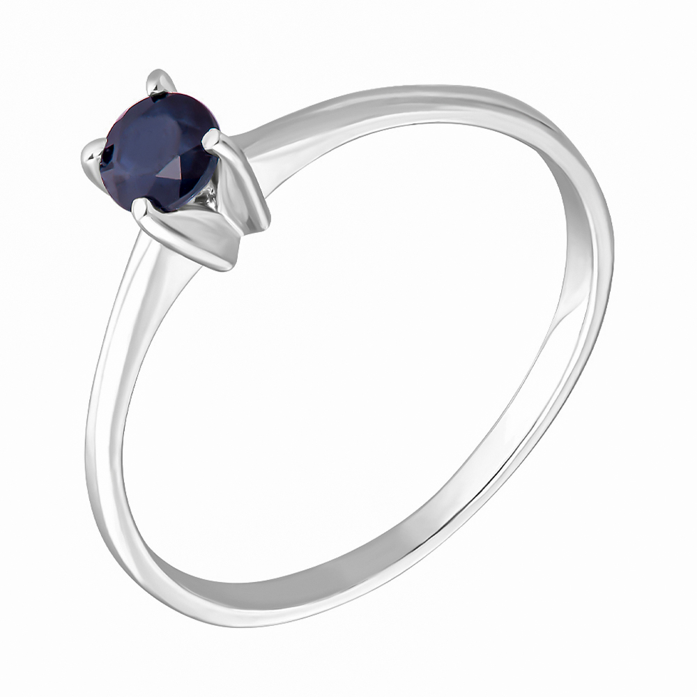

Серебряное кольцо с сапфиром 000133807 19 размера