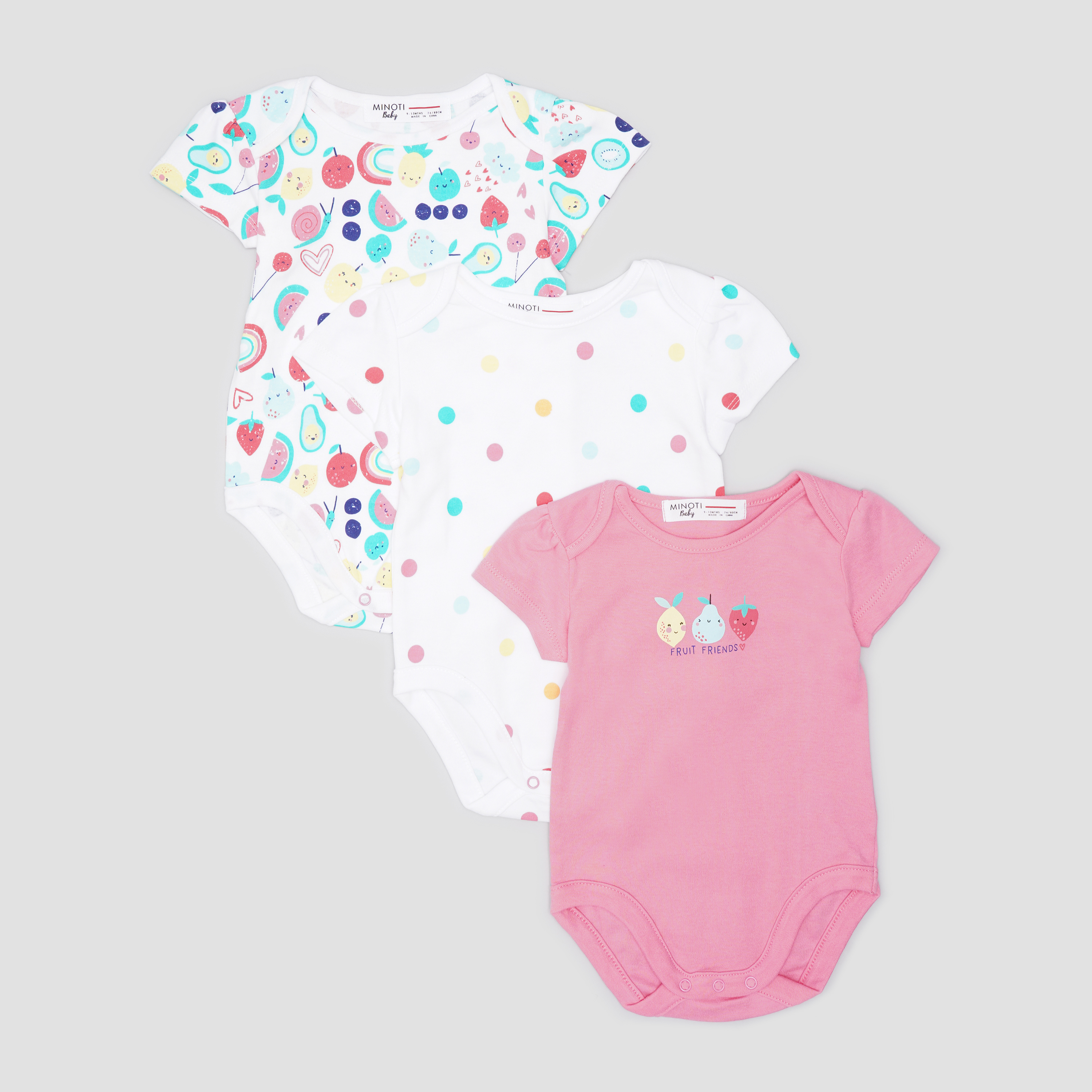 

Боди-футболка Minoti Berry 10 16075 74-80 см 3 шт Разноцветное (5059030466404)