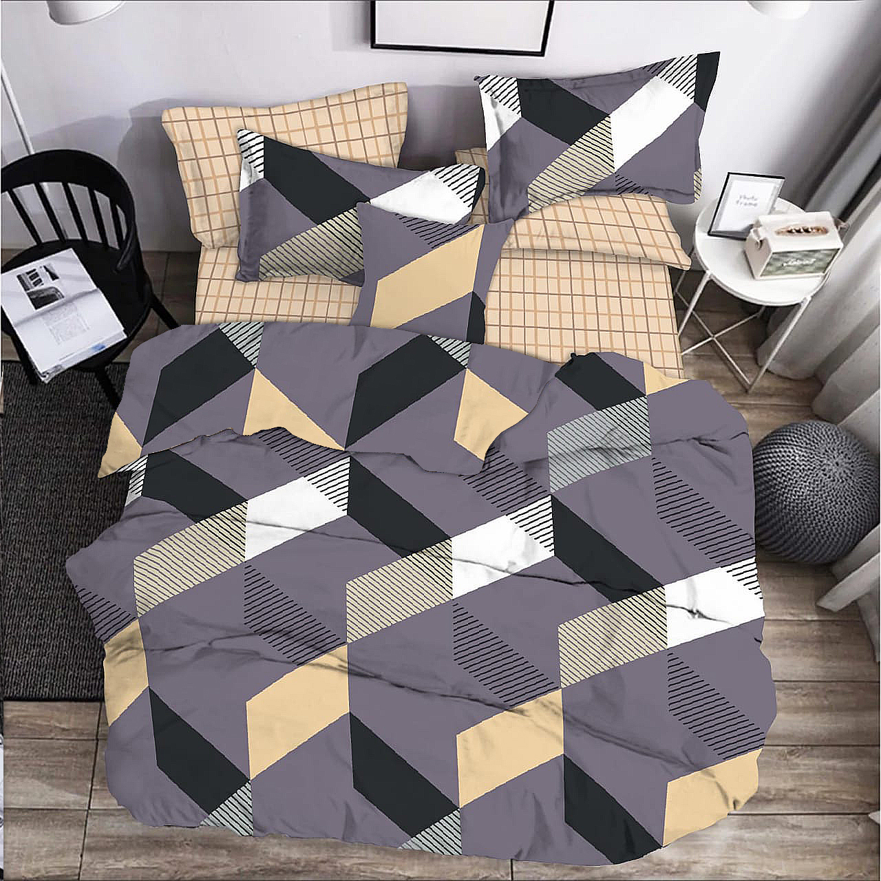 

Комплект постельного белья Zastelli Geometric Полуторный 145х210 см