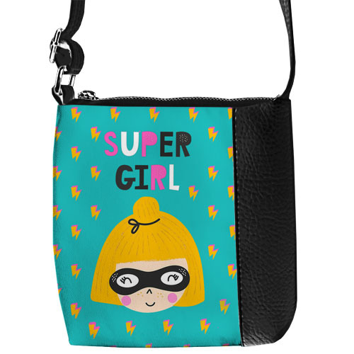 

Сумка детская Little prince/princess Super girl Presentville 18х18 см 000175442