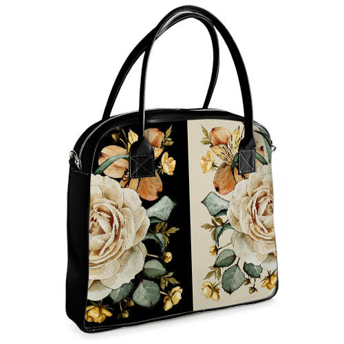 

Сумка с принтом Oxford Цветочное зеркало Presentville 32х30х9 см 000169727