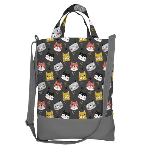 

Городская сумка City Котики Presentville 34х40х11 см 000170711