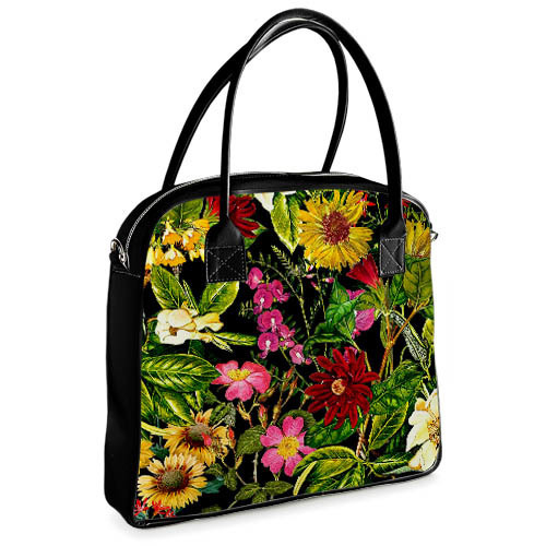 

Сумка с принтом Oxford Flowers boom Presentville 32х30х9 см 000169773