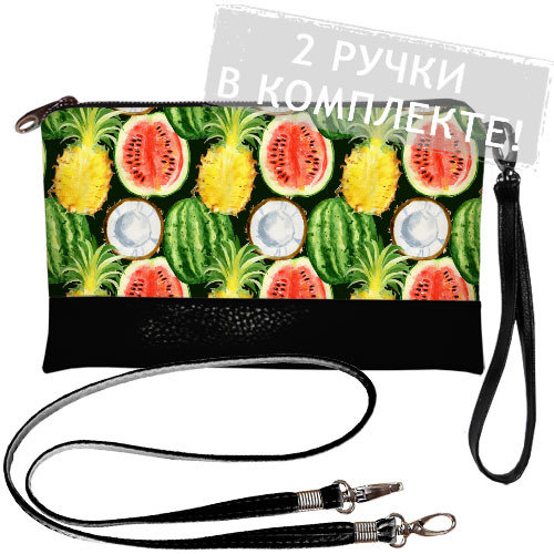 

Клатч через плечо Экзотические фрукты Presentville 25х15 см 000175168