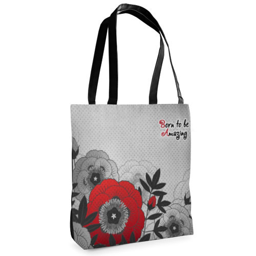 

Сумка женская тканевая Tenderness Born to be amazing Presentville 37х33х8 см 000173747