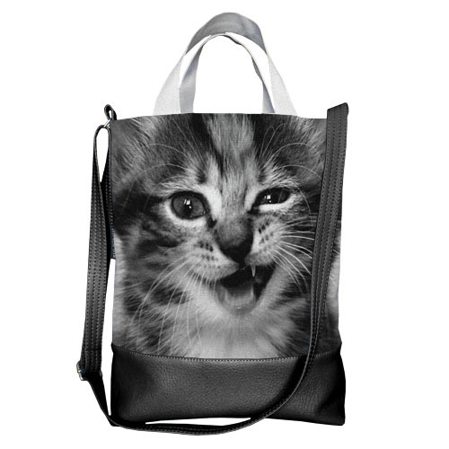 

Городская сумка City Котенок Presentville 34х40х11 см 000170671