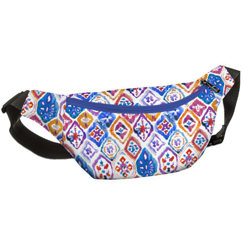

Сумка бананка BUMBAG Разноцветный орнамент Presentville 27х16 см 000174046