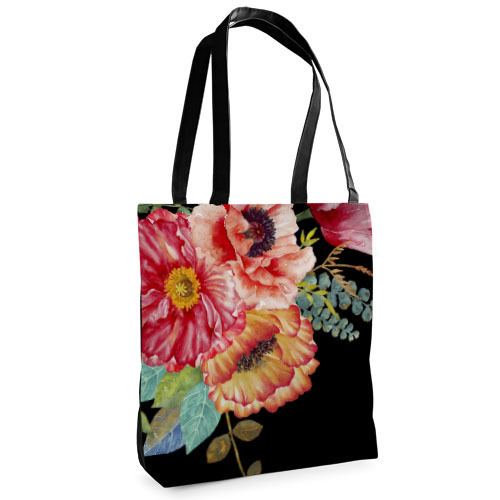 

Сумка женская тканевая Tenderness Beautiful flowers Presentville 37х33х8 см 000173787