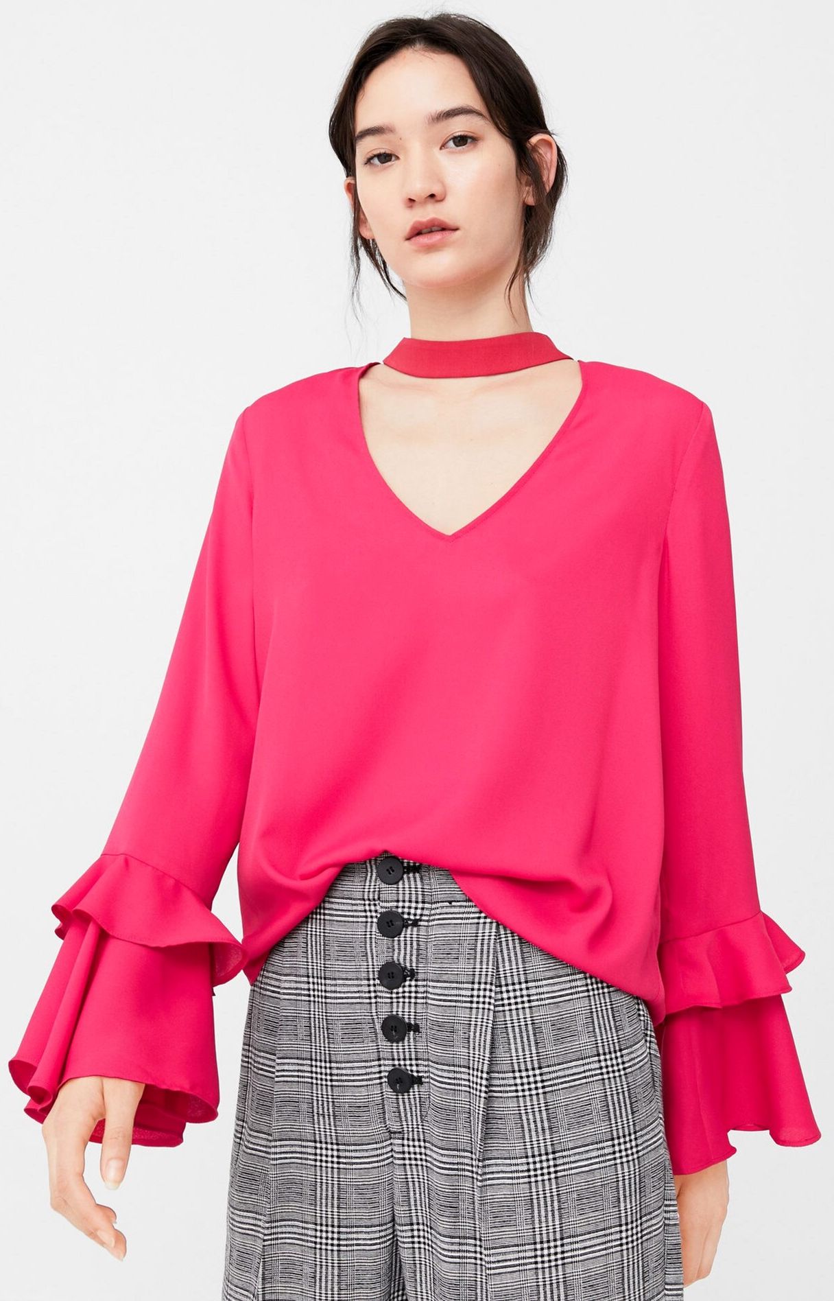 

Блузка Mango 11943029 XS Фуксия