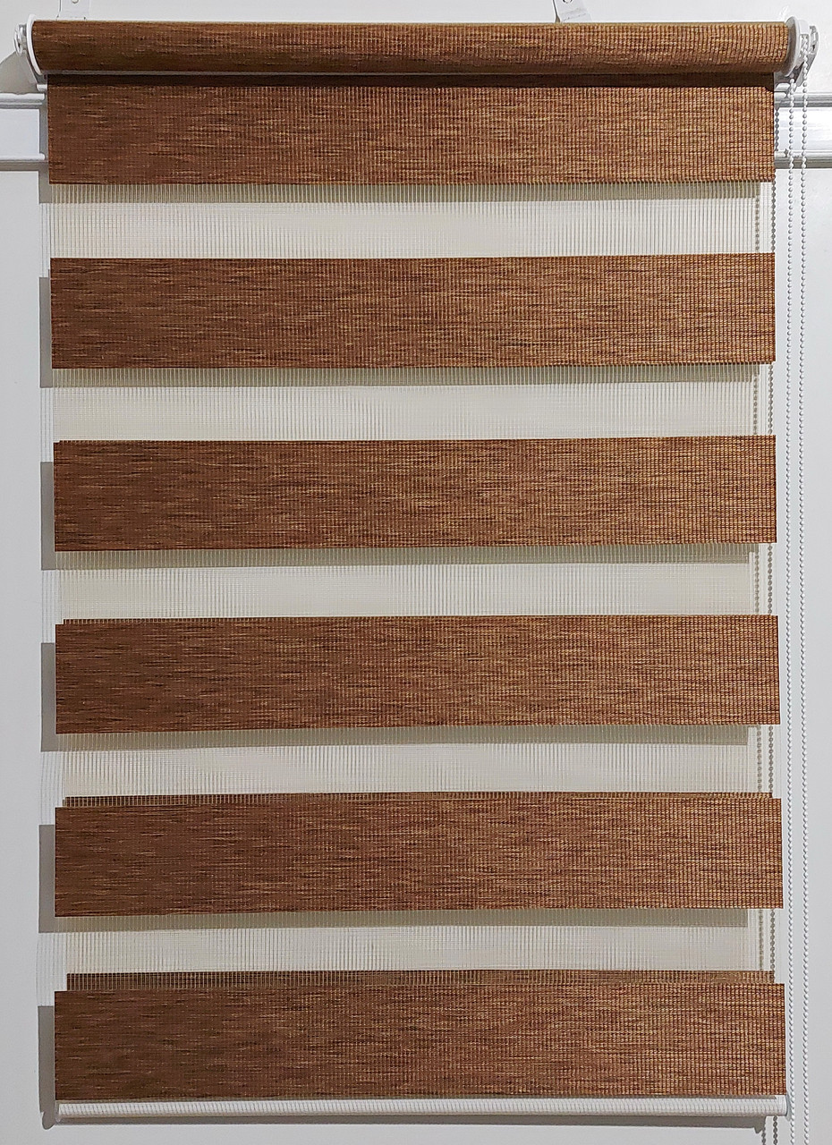 

Рулонная штора Miranda День-ночь BН-15 87,5*130 см Коричневый