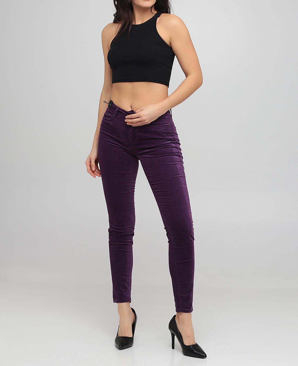 

Брюки Drykorn PULL-86  фиолетовый, Брюки Drykorn PULL-86 28-34 фиолетовый