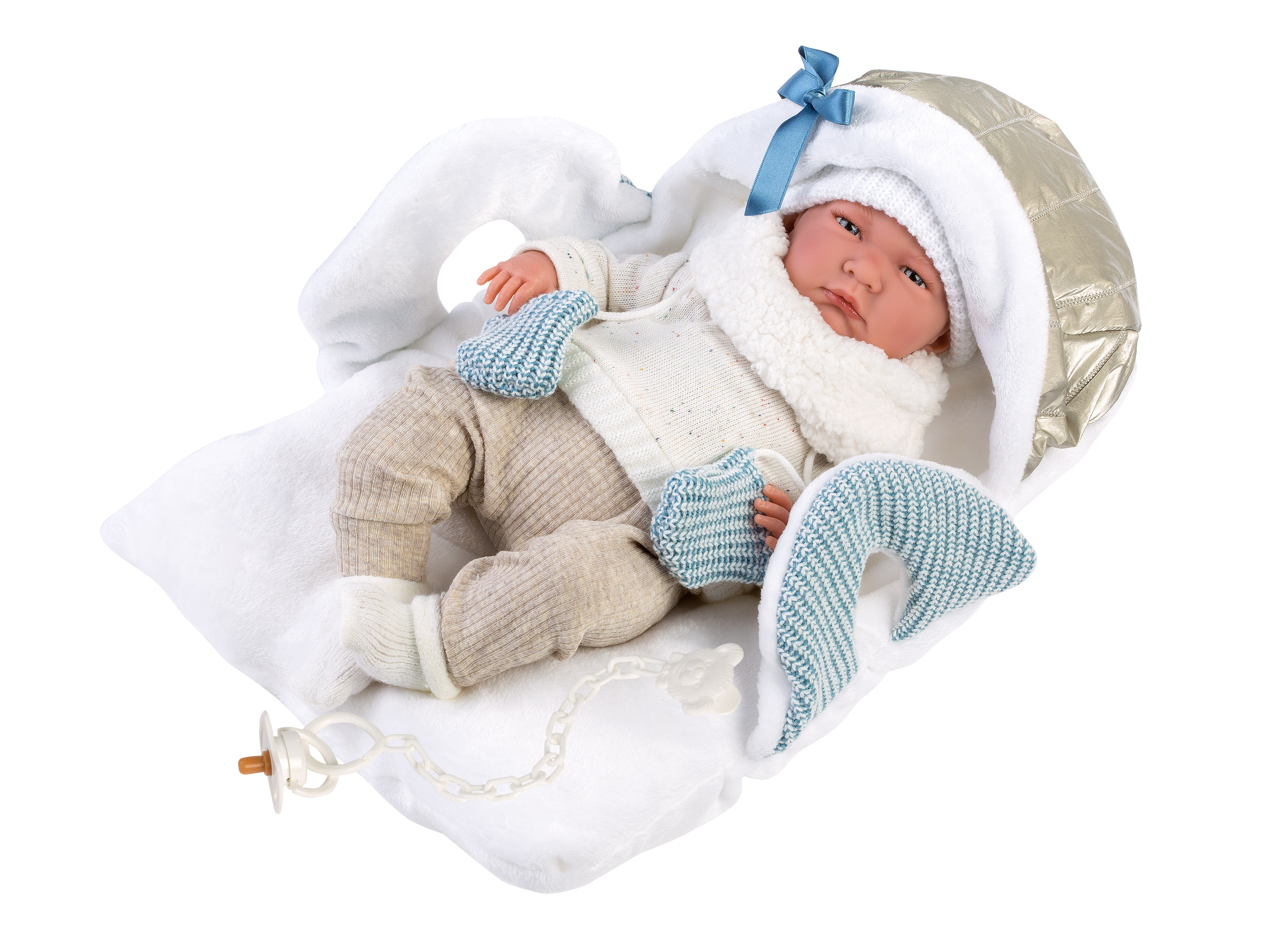 

Пупс Lalo Lloron Capazo porta bebe 42 см LLORENS (74003)
