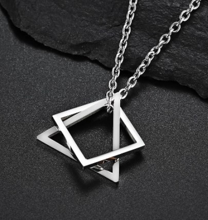 

Кулон подвеска Geometric без бренда серебро JEW-179-S