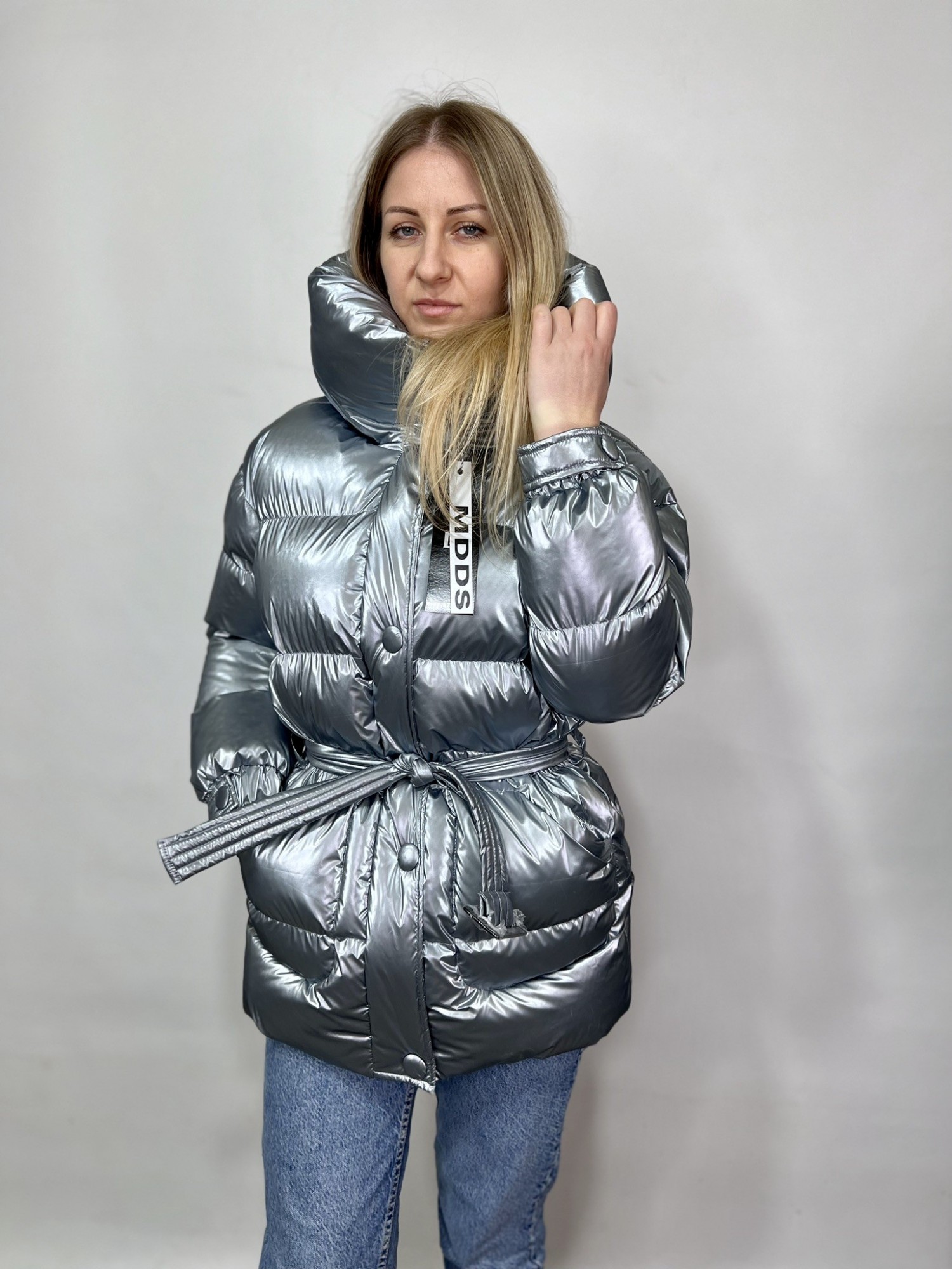 

Женская куртка зимняя MADDIS LKZ  серебро, Женская куртка зимняя MADDIS LKZ one size серебро