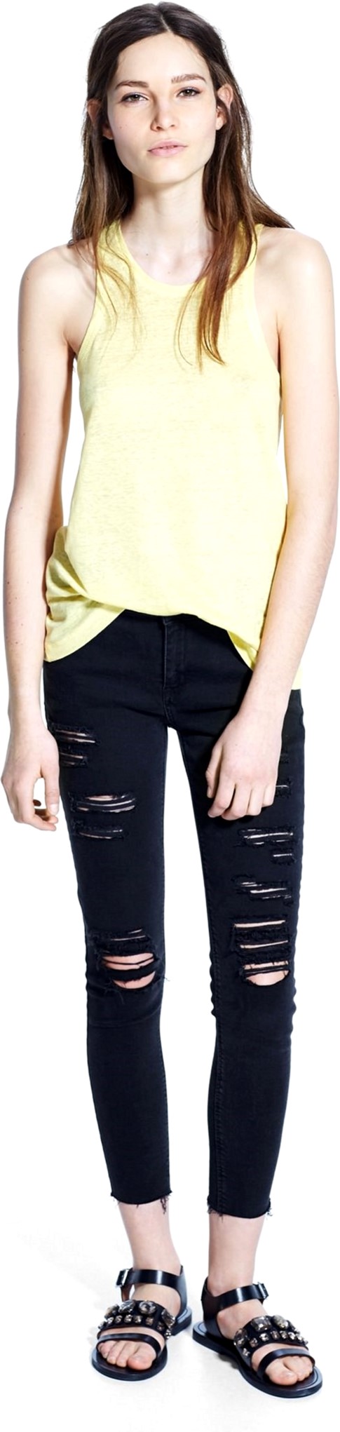 

Майка Mango 43097657 L Желтая