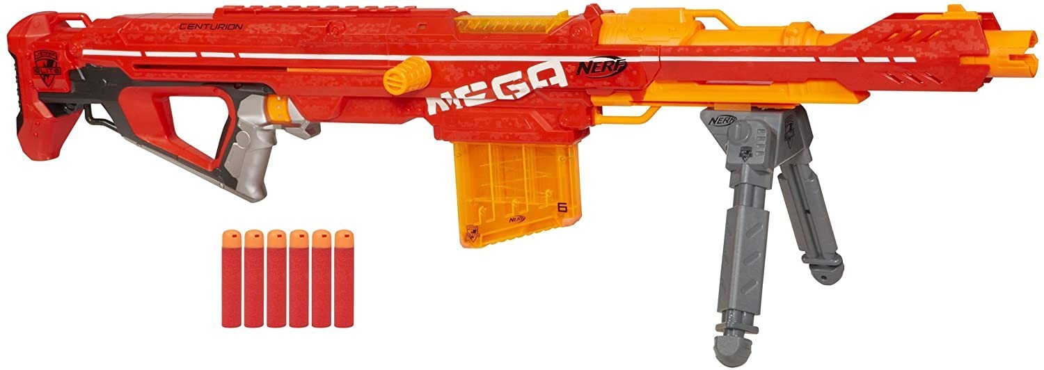 

Бластер Nerf Mega Centurion Blaster RED Нерф Центурион (A3700)