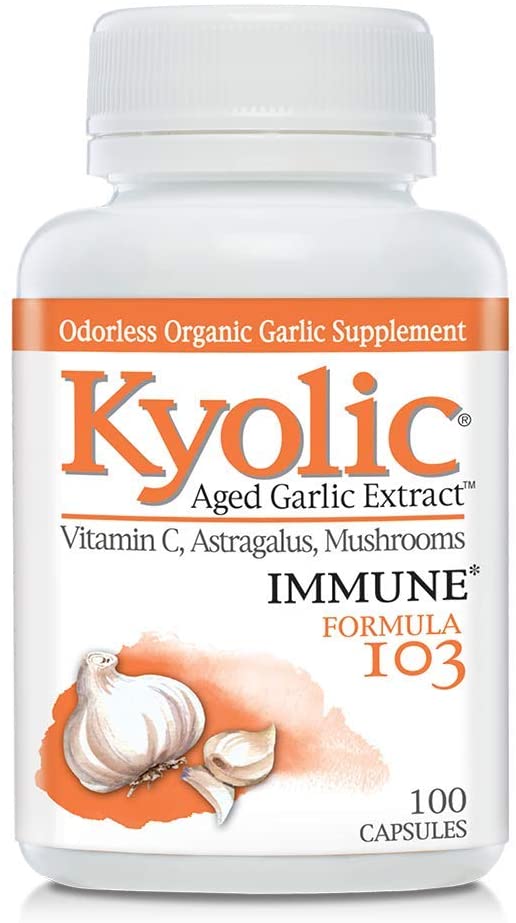 

Kyolic Aged Garlic Extract Immune Formula 103 100 капсул (4384304083)