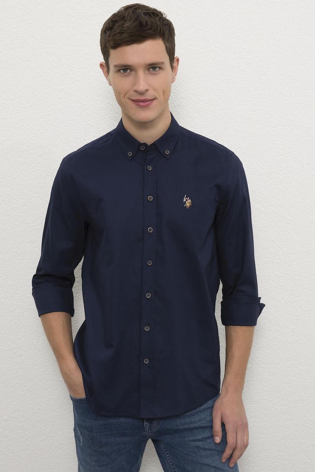 

Рубашка мужская U.S. Polo Assn. Синий xxxl (1085902 VR033)