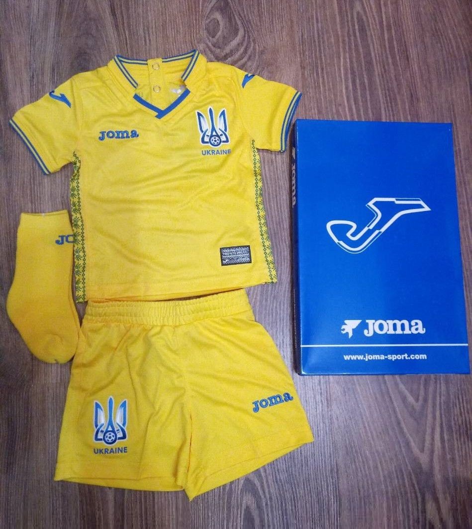 

Детские комплект формы сборной Украины Joma желтый 18М FFU407011.18
