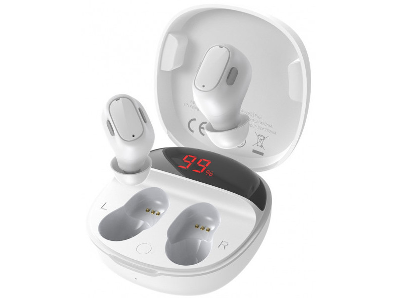 

Наушники TWS BASEUS WM01 Bluetooth White (NGWM01P-02)