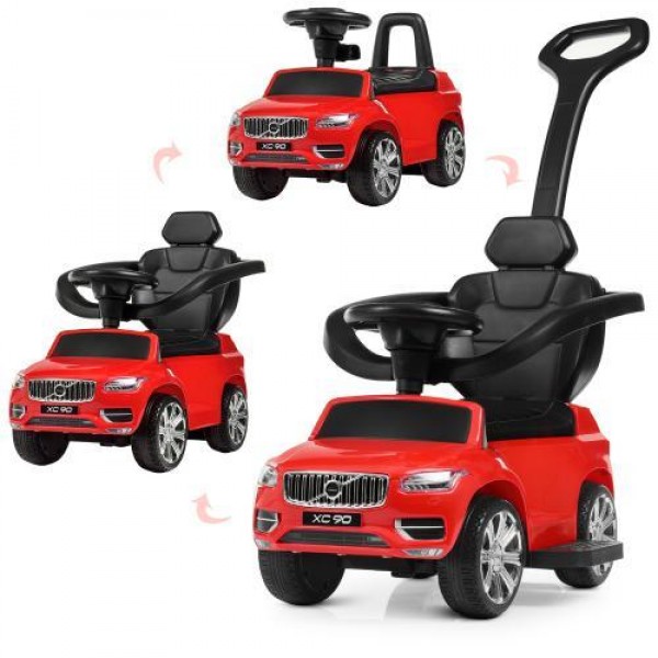 

Каталка толокар Volvo Best Toys 4114-3 с родительской ручкой