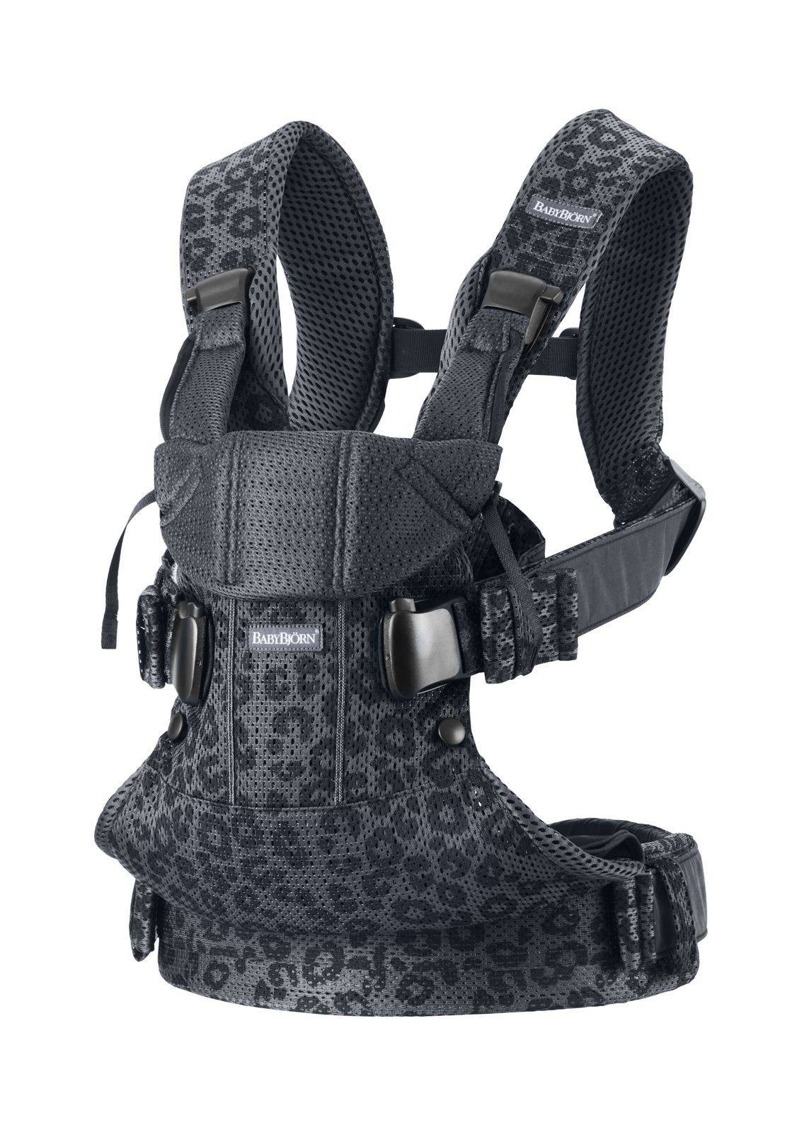 

Кенгуру-переноска BabyBjorn One Air 3D Mesh Anthracite/Leopard, 7317680980786