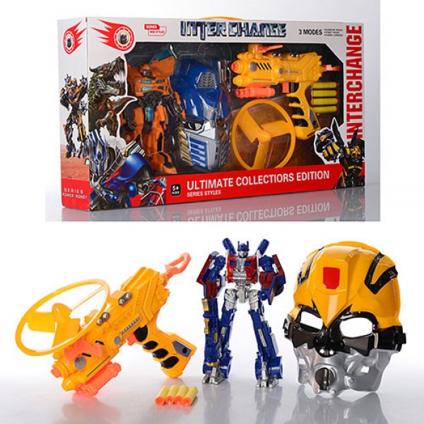 

Трансформер с маской и оружием и звуковыми эффектами Best Toys 4116