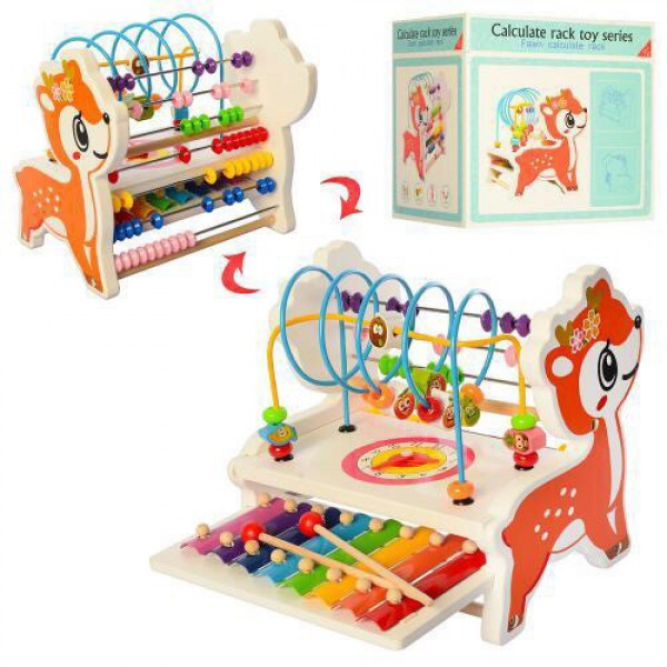 

Развивающая деревянная игрушка пальчиковый лабиринт ксилофон Best Toys 39216 (1543)