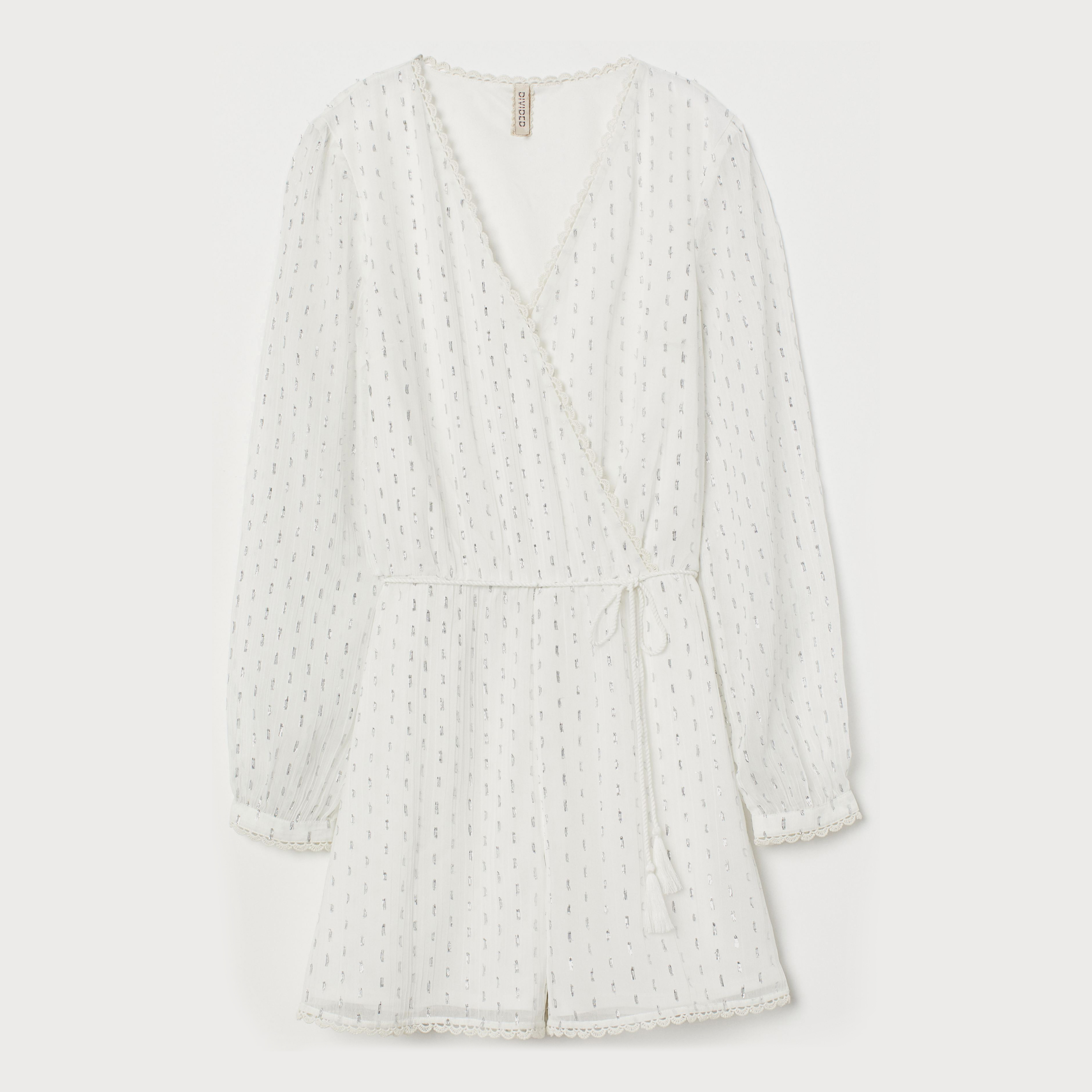 

Комбинезон H&M 7631599RP8  Белый, Комбинезон H&M 7631599RP8 42 Белый