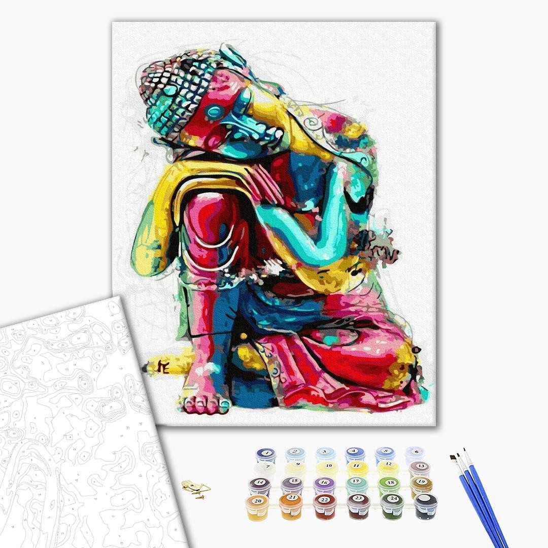 

Задумчивый Будда - картина по номерам GX38021 BRUSHME