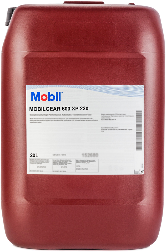 

Індустріальна олива Mobil Gear 600 XP 220 20 л