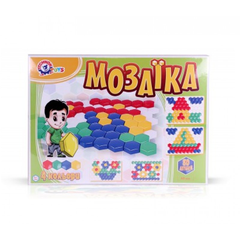 

Мозаїка для малюків 1 (80 елементів) 2063