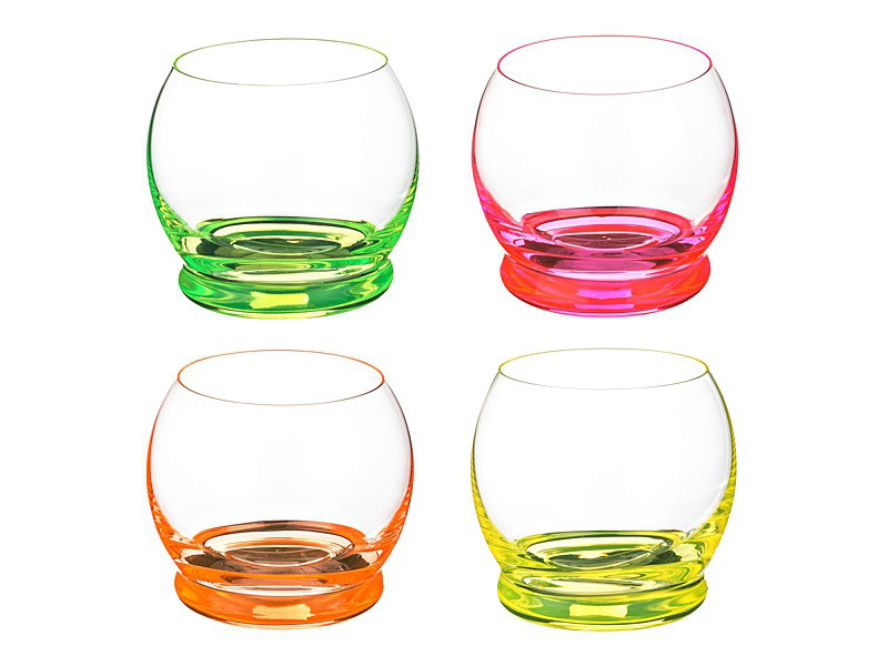 

Набор стаканов для сока Crazy Neon 4 по 390 мл Bohemia 25250 D4904 390