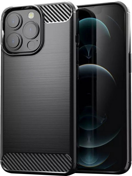 

Панель Drobak Armor TPU Case для Apple iPhone 13 Pro Black