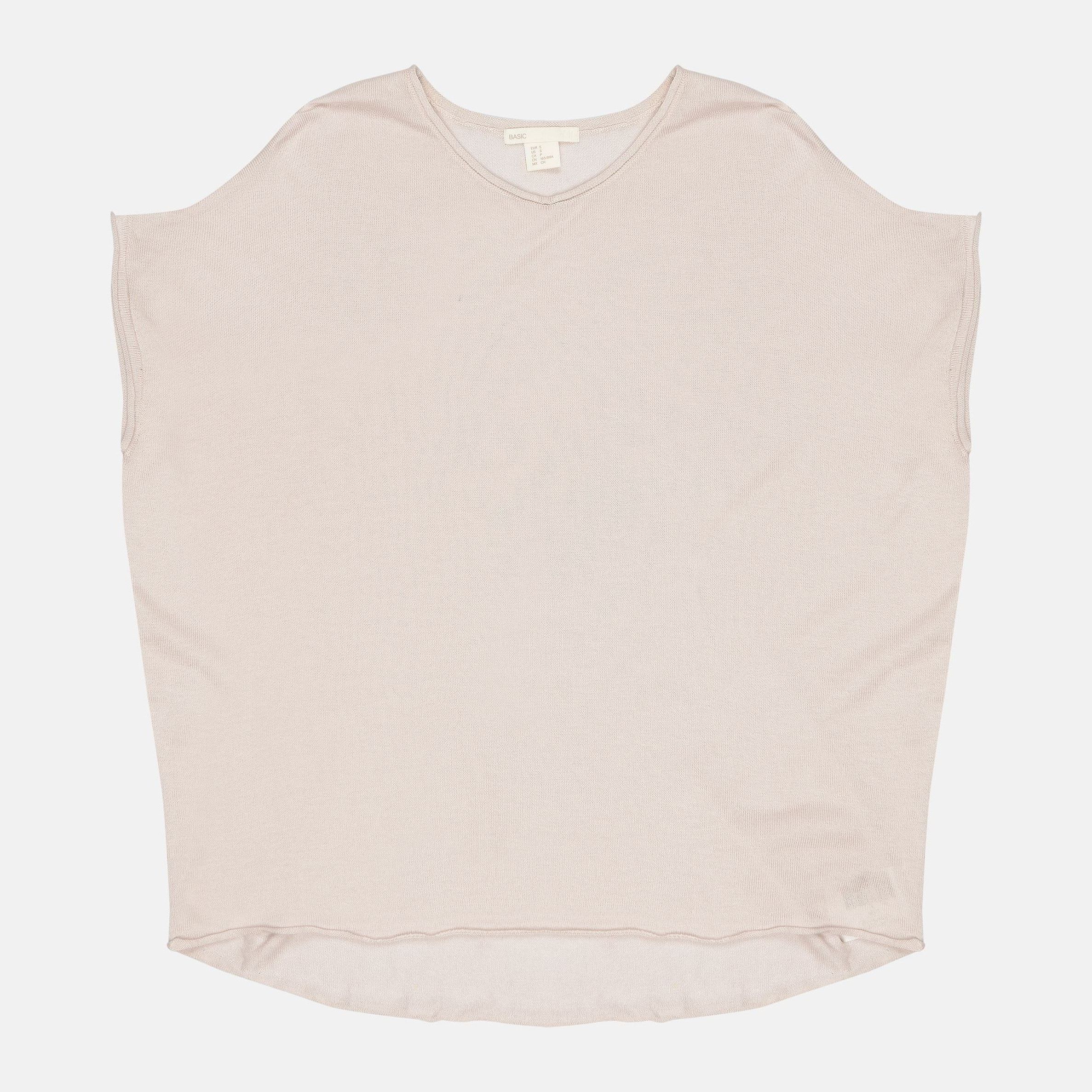 

Топ H&M 126663355  Светло-бежевый, Топ H&M 126663355 S Светло-бежевый