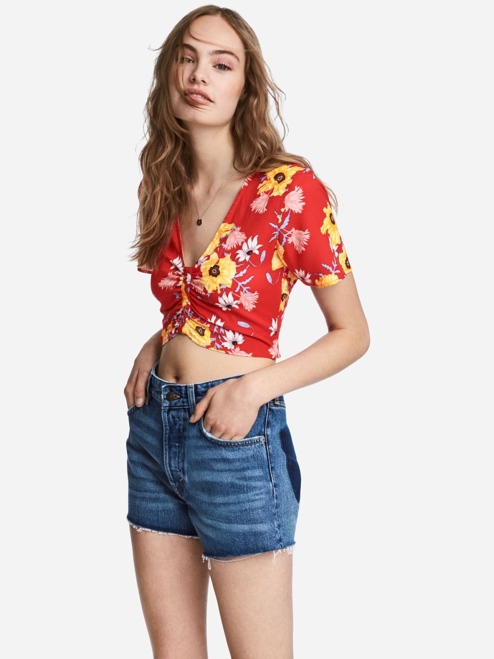 

Топ H&M 3hm06110108  Красный, Топ H&M 3hm06110108 38 Красный